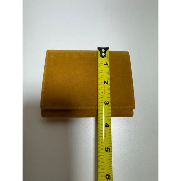 Engraved Trifold Leather Wallet Tan To My Husband 4.5X3 Business ID Card Gift - Picture 3 of 5